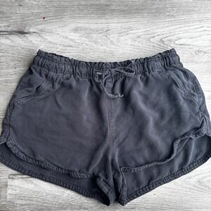 American Eagle Outfitters Women's Gray Pull On Elastic Waist Shorts Size M
